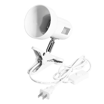

360 Degree Rotation Turtle Lizard Fish Reptile Heat Lamp Clip Holder Stand