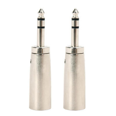 

3-Pin XLR Male to 635mm Stereo Cable Microphone Transform Mic Adapter