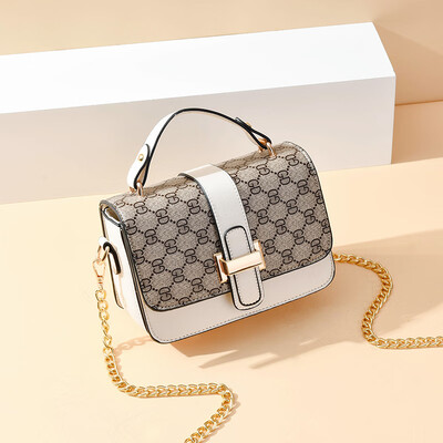 

Shangxin Womens Bag Korean Edition Chaozhou Single Shoulder Slant Bag Fashion Summer Ladies Hundred Chain Bag