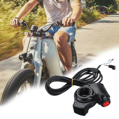 

36486072V Thumb Throttle W Power Switch LED Voltage Display For E-bikes