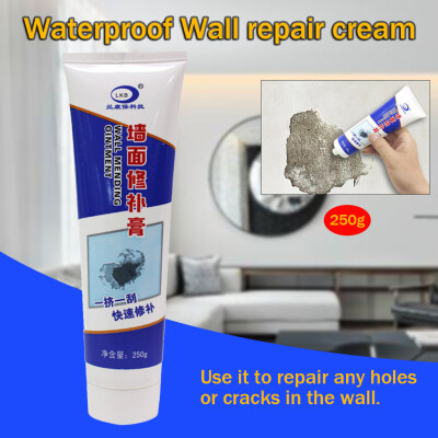 

Siaonvr Magic White Latex Paint Wall Repair Cream Household Hole Disappear Waterproof