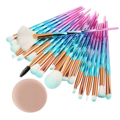 

Gobestart 20PCS Make Up Foundation Eyebrow Eyeliner Blush Cosmetic Concealer Brushes