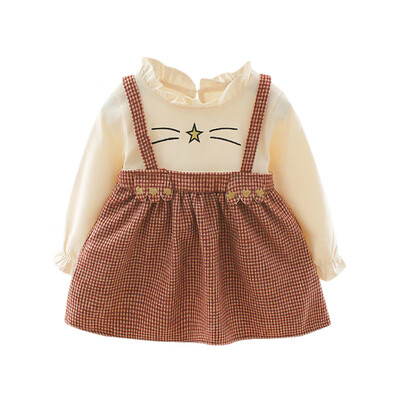 

Girls Dress Autumn&Spring Girls Clothing 2019 New Fashion Childrens Net Princess Dress Baby Girls Dress