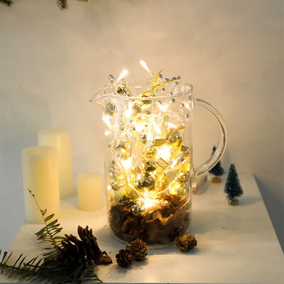 

White LED Lights String Holiday Christmas Home Party Decor Low Power Consumption