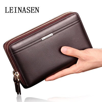

Mens bag business hand clutch bag waterproof wallet youth tide handbag mens wallet long zipper bag