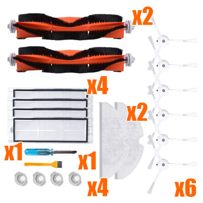 

For Xiaomi Roborock Generation 1 2 S50 S55 S51  Vacuum Cleaner Parts Kit Set