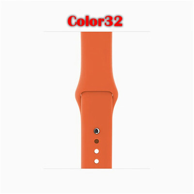 

Silicone Sports Band for Apple Watch Series 123 38MM 42MM Rubber Watchband for iWatch Volt series 4 40mm 44mm