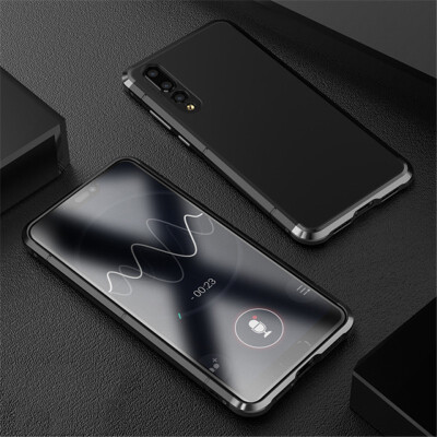 

BOBYT Luxury Metal Frame For HUAWEI P20 Case 3in1 Shockproof Aluminum Bumper PC Slim Back Cover For HUAWEI P20 Pro Phone Case