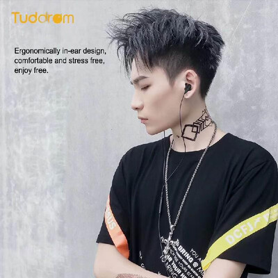 

Tuddrom H3 35mm Wired Headphones Dual Dynamic Headset In-Ear Music Earphone with Mic for iPhone Xiaomi Android Smart Phone