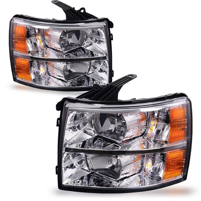 

Headlight Assembly for 2007 2008 2009 2010 2011 2012 2013 2014 Chevy Silverado Replacement Headlamp Driving Light