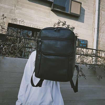 

Shoulder bag mens bag retro business street shoot fashion casual backpack tide brand European&American Feng University boys