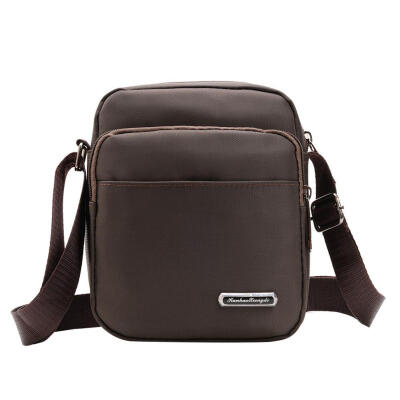 

Solid Color Shoulder Messenger Packs Business Men Nylon Crossbody Bags