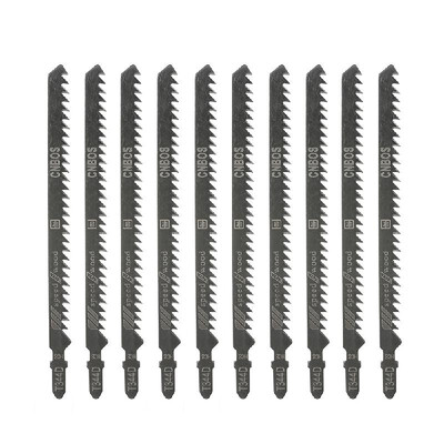 

6-Inch 6TPI Jig Saw Web Wood Fast Curvilinear Cutting Saw Web - 10 Pack