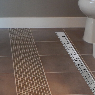 

Greensen Stainless Steel Rectangular Shower Floor Drain Bathroom Drainage Gully Straight Drainage