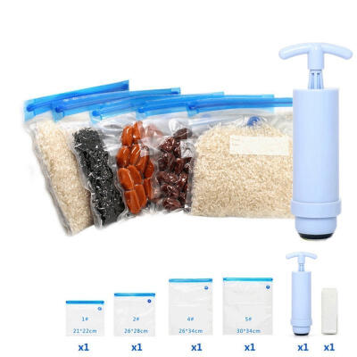 

Kitchen Multi-size Rolls Vacuum Bag Sealer Reusable Food Saver Storage Organizer