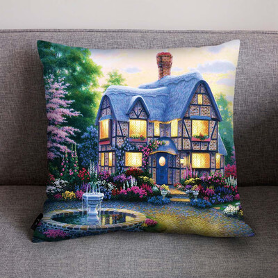 

〖Follure〗Print Pillow Case Polyester Sofa Car Cushion Cover Home Decor