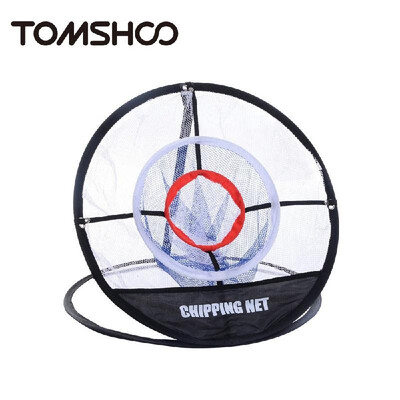 

TOMSHOO Portable 20 inch Golf Training Chipping Net Hitting Aid Practice Indoor Outdoor Bag