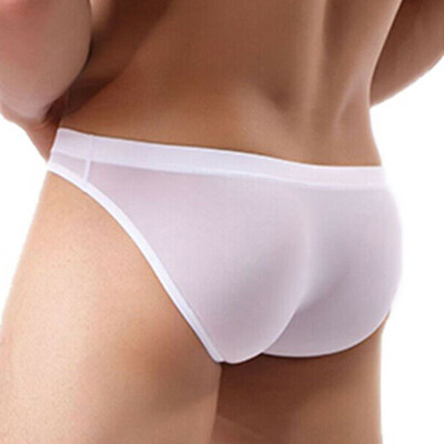 

Men Underwear T-Back G-String Boxer Briefs Sexy Breathable Tangas Thong Lingerie