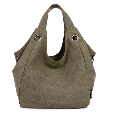 

Canvas bag lady one shoulder comfortable leisure bag lady Korean version bag simple hundred sets lady bag