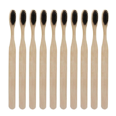 

110pcs Environmental Soft Head Bamboo Toothbrush Oral Care Teeth Eco Brush