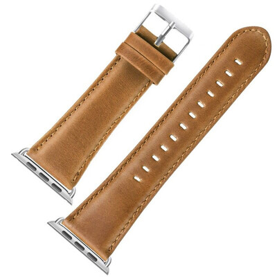 

〖Follure〗Fashion Leather Replacement Watch For Apple Smart Watch Series 123 38mm