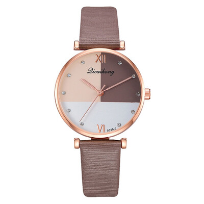 

Multicolor mirror personality watch Roman scale fashion quartz watch direct sales