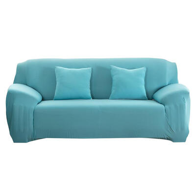 

Fashion Slipcover Stretchable Pure Color Sofa Cushion Cover Sky Blue
