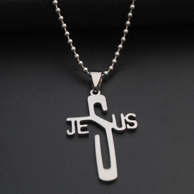 

Hot Hip Hop Alloy Cross Pendant Necklace Shellhard Gold Silver Color Crystal Long Chain Necklace Men Women Charm Jewelry