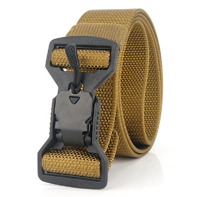 

Adjustable Webbing Belt Men Women Belts 492 Inch with Quick Release Magnetic Buckle for Camping Hiking