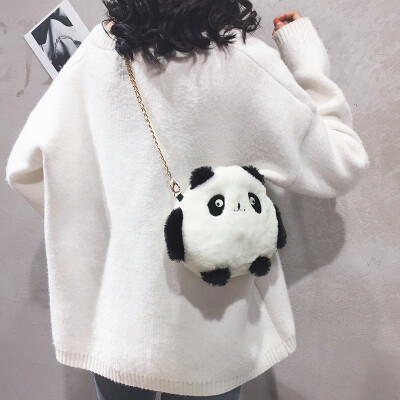 

Mini bag female 2019 new Japanese small fresh cartoon cute bag fashion wild plush shoulder Messenger bag