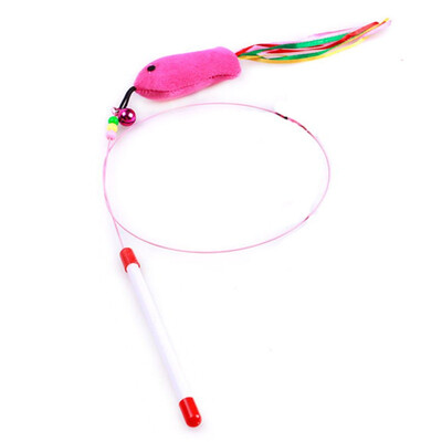 

Funny Cat Kitten Pet Teaser Feather Wire Chaser Pet Toy Interesting Wand Beads Play Best Gifts For Cat Cats Suppliesest