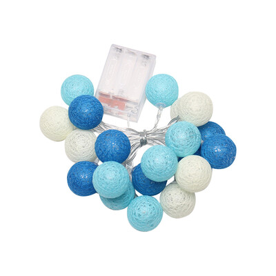 

〖Follure〗23M 20LED Cotton Ball String Lights Party Wedding Christmas Decor Lights