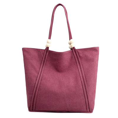 

Tailored Women Big Casual Tote Shopping Bag Lady Canvas Handbag Shoulder Bags Blue