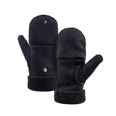 

Naturehike Flip Half Finger Gloves Thickened Winter Warm Mittens Men Women Outdoor Camping Dual-use Hiking Gloves Thicken Velvet W