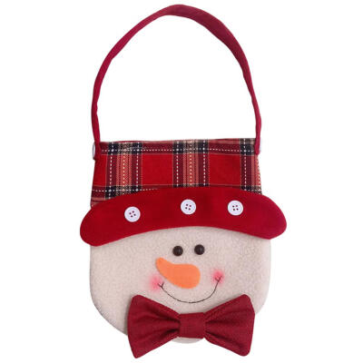 

Christmas Cute Santa Claus Snowman Elk Candy Bag Handbag Home Party Decor