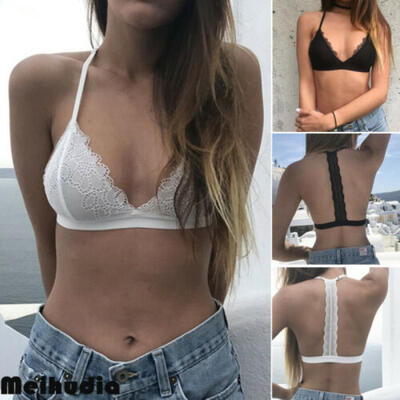 

Womens Lingerie Deep V Lace Bra Underwire Push Up Bralette Underwear