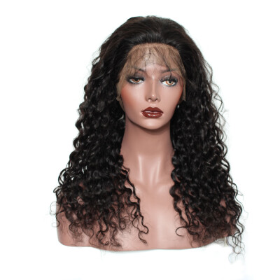 

Dolago Europe Virgin 360 Lace Frontal Wig Pre Plucked With Baby Hair 150 Density Deep Curly Lace Front Human Hair Wigs Long