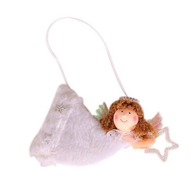 

2020 Christmas Ornaments Plush Toy Doll Cute Christmas Angel Santa Snowman Pendant Christmas Tree Decoration