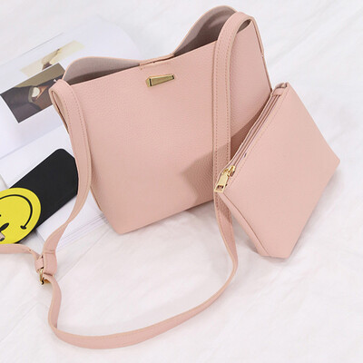 

Tailored 2PC Fashion Women Simple Messenger Bags Women Bags Women Shoulder Bag