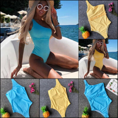 

US Sexy Womens Swimwear One Piece Swimsuit Monokini Push Up Padded Bikini Hot