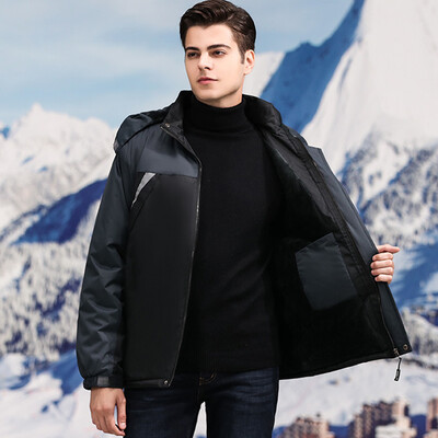 

Men Women Outdoor Thick Winter Jackets Casual Zipper Hooded Warm Coat Outwear