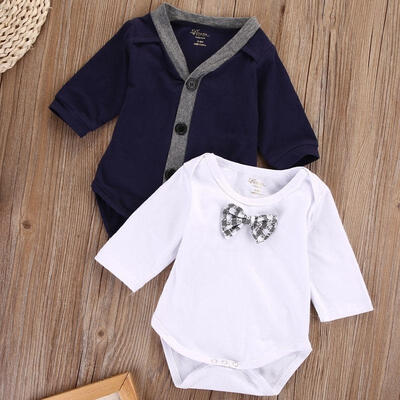 

Newborn Baby Boy Cardigans Sweatshirt CoatRomper Jumpsuit Outfits Clothes 0-18M