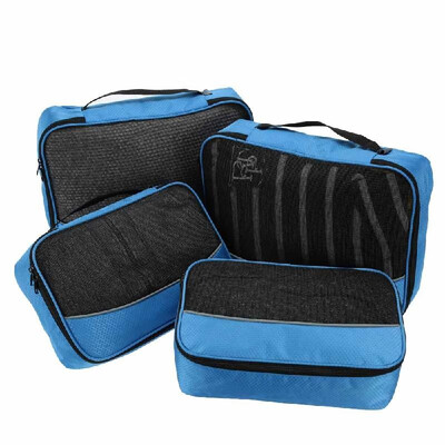 

TOMSHOO 4pcs Packing Cubes Clothing Organizer Travel Kit Bags Storage Bags