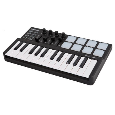 

Worlde Panda mini Portable Mini 25-Key USB Keyboard&Drum Pad MIDI Controller