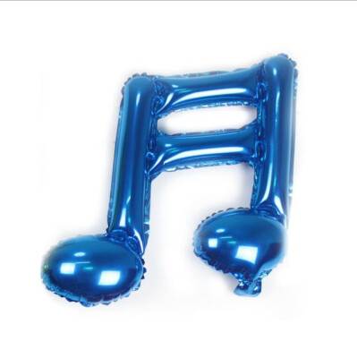 

FUNNYBUNNY Music notes Aluminum Foil Balloons for New Year Party Event Ceremony Anniversary Birthday Decoration