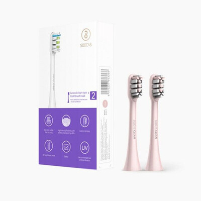

Xiaomi Soocare X3X1X5 2PCS SOOCAS Replacement ElectricToothbrush Head For SOOCAS Xiaomi Mijia SOOCARE X3 Brush Head Hot Sale