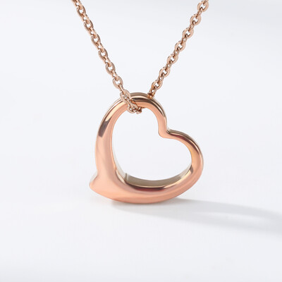 

Elegant Lovely Romantic Gold Heart Necklace for Women Men Pendant Wedding Jewelry Choker Collares Collares De Moda 2019