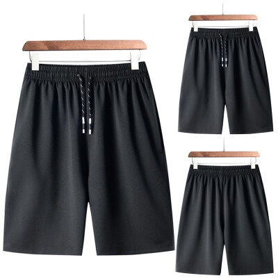 

Gobestart Mens Summer Casual Thin Fast-drying Beach Trousers Casual Sports Short Pants