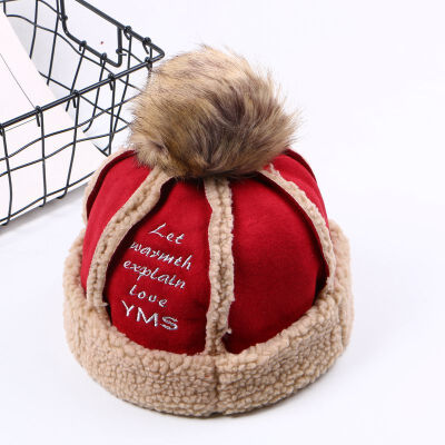 

Autumn&winter hat women Korean version of the big hair ball thickened warm hat ladies fashion hundred plush landlord hat tide