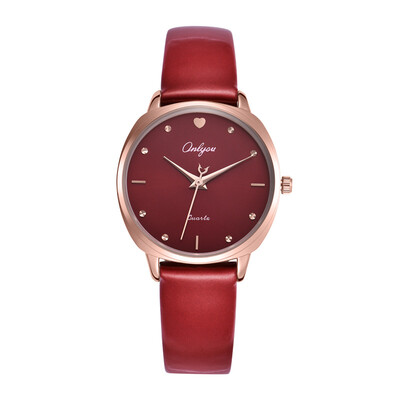 

Business gift belt waterproof watch ladies models simple casual quartz watch